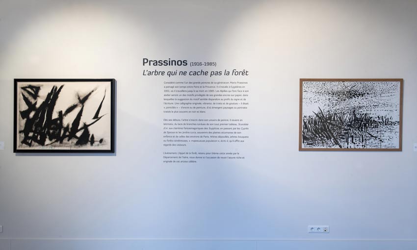 exposition Mario Prassinos, photographie Denis Vinon 2022