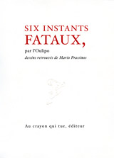 couverture des Six instants fataux, au crayon qui tue éditeur